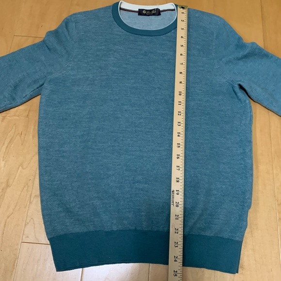 Loro Piana Virgin Wool and Cashmere Crewneck - Picture 13 of 15